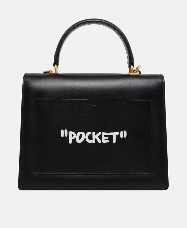 Off-White Leather handbag Jitney