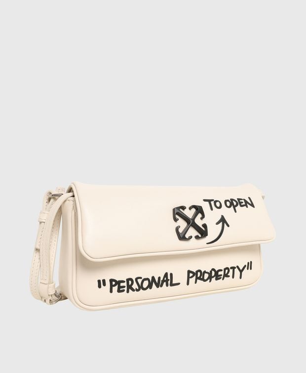 Off-White Leather cross body bag Jitney