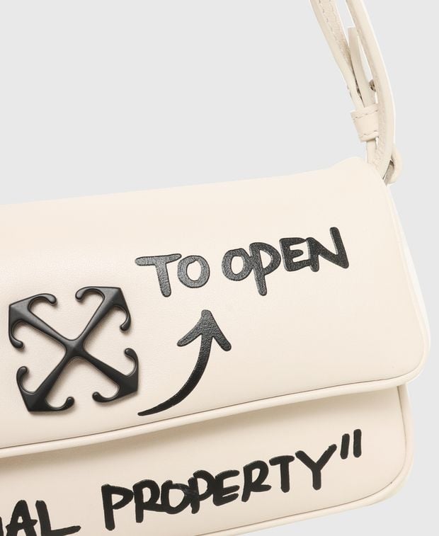 Off-White Leather cross body bag Jitney
