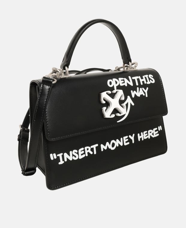 Off-White Leather handbag Jitney 1.4