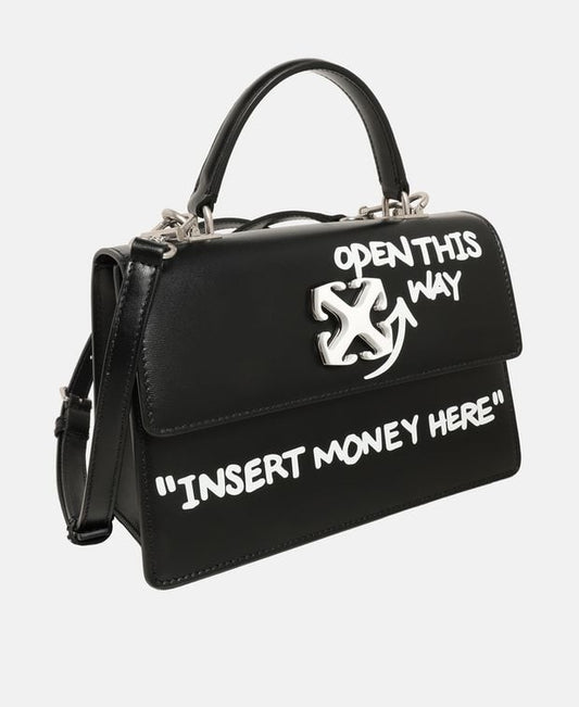 Off-White Leather handbag Jitney 1.4