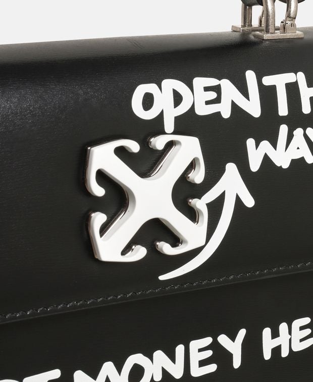 Off-White Leather handbag Jitney 1.4