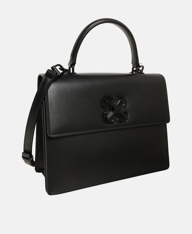 Off-White Leather Top Handle bag Jitney 2.8