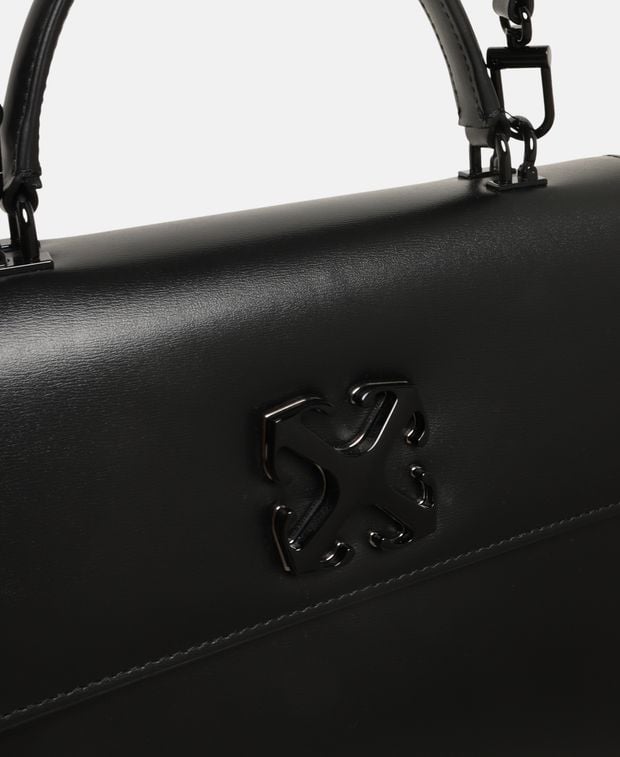 Off-White Leather Top Handle bag Jitney 2.8