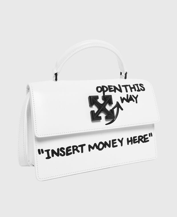 Off-White Leather handbag Jitney