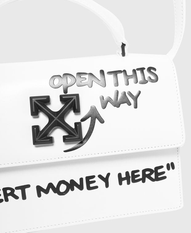 Off-White Leather handbag Jitney