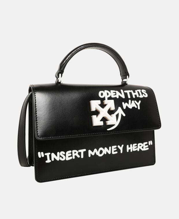 Off-White Leather handbag Jitney