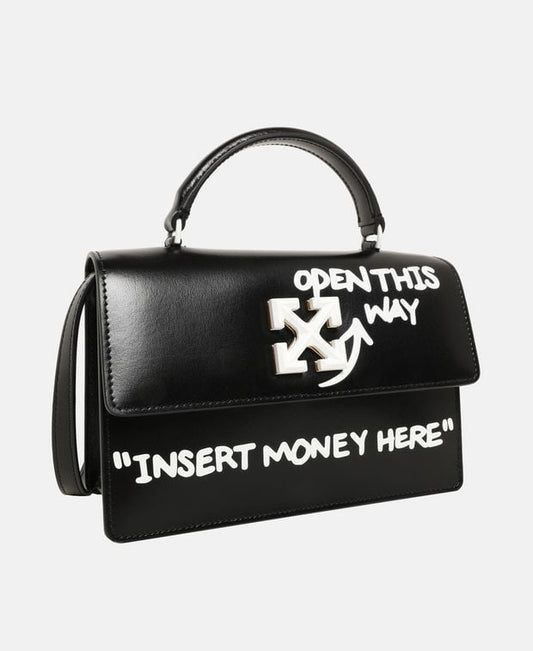 Off-White Leather handbag Jitney