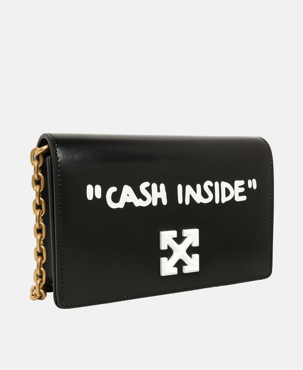 Off-White Leather cross body bag Jitney