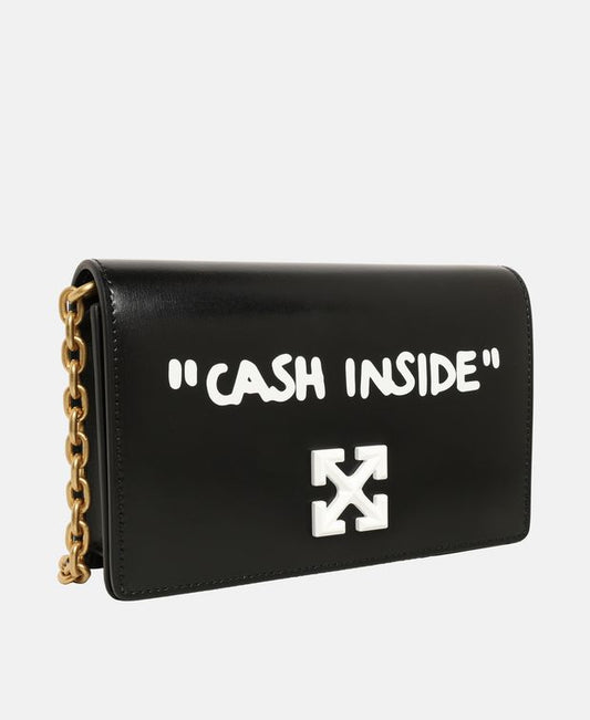 Off-White Leather cross body bag Jitney