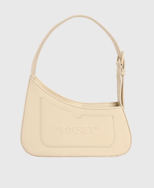 Off-White Leather shoulder bag Jitney
