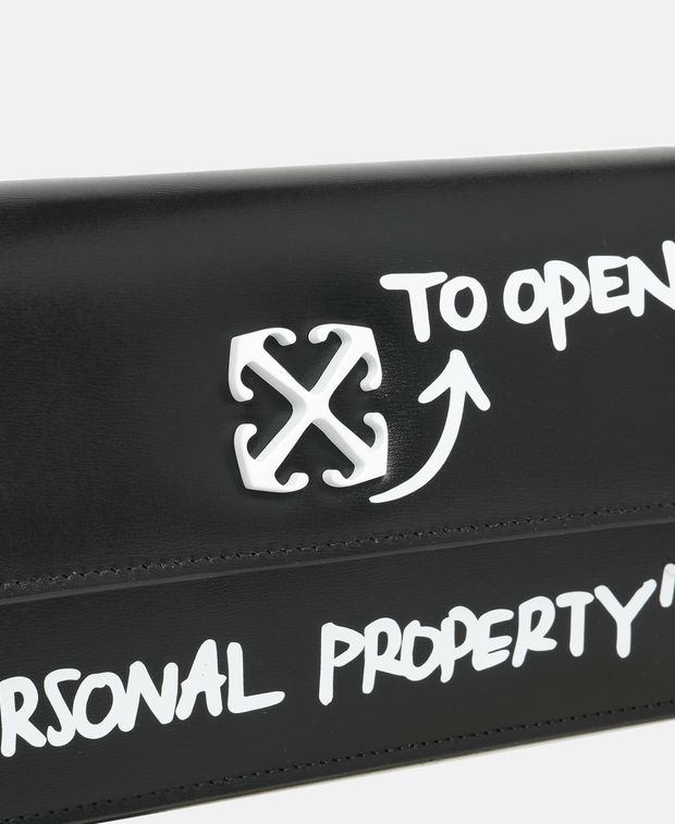 Off-White Leather shoulder bag Jitney 1.0