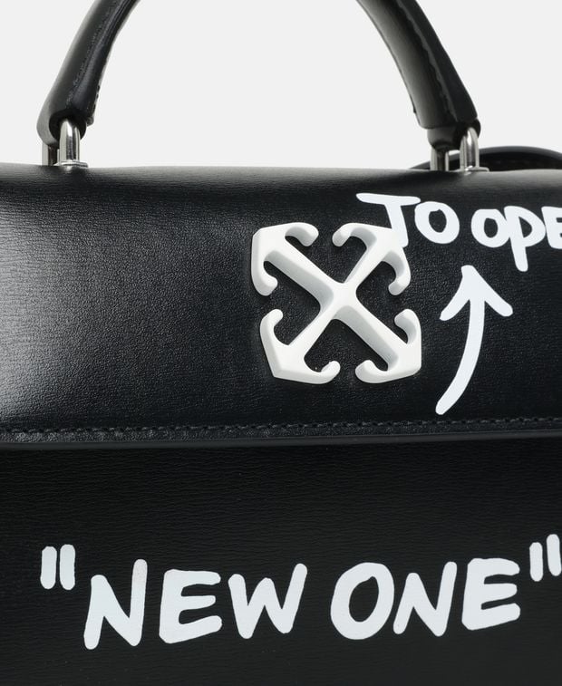 Off-White Leather handbag Jitney Baby