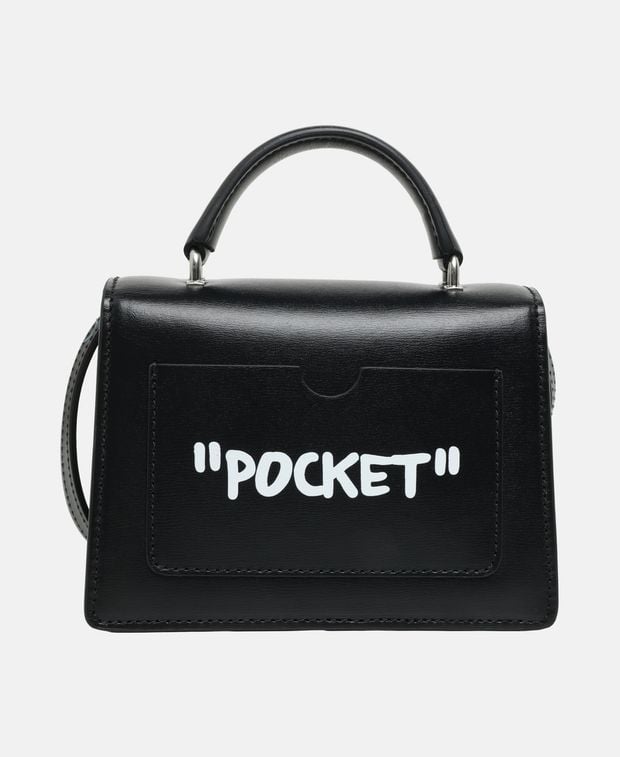 Off-White Leather handbag Jitney Baby