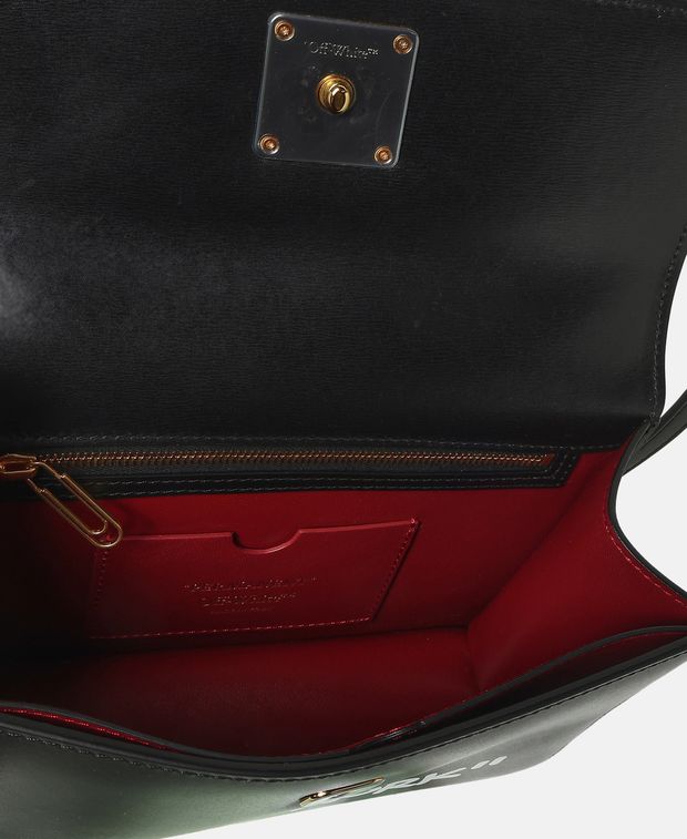 Off-White Leather Top Handle bag Jitney