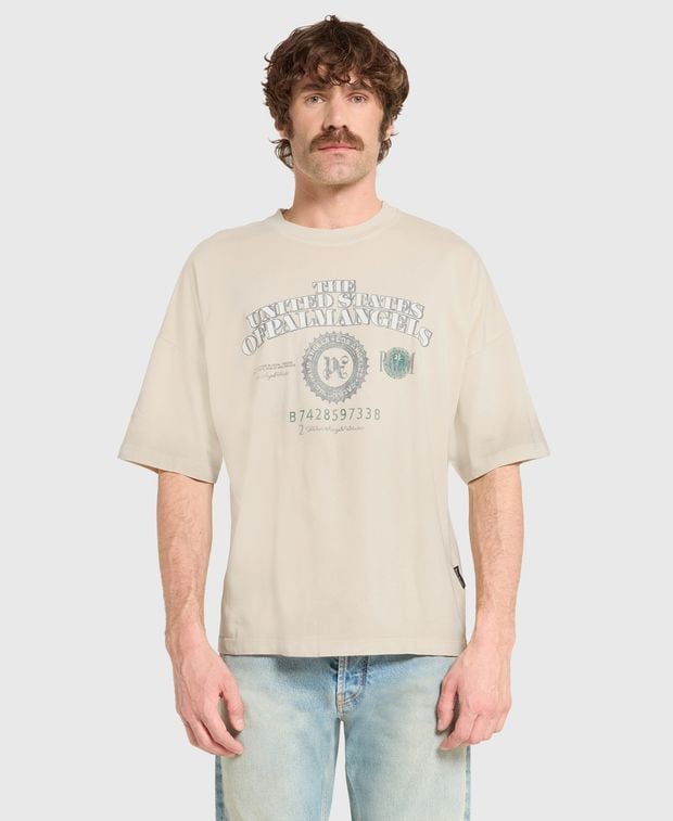 Palm Angels Crew neck t-shirt Pa Dollar