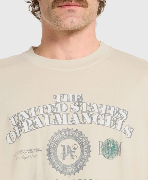 Palm Angels Crew neck t-shirt Pa Dollar