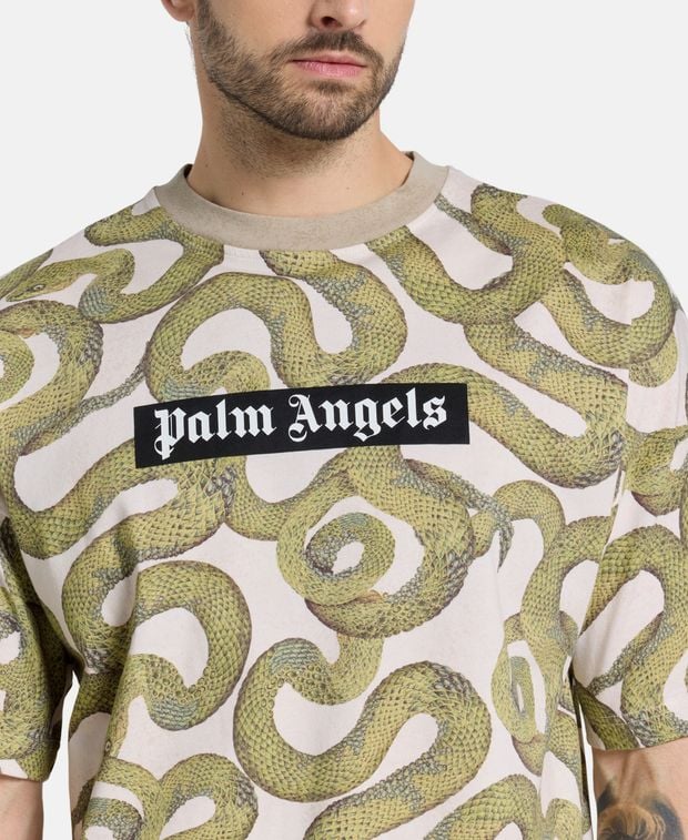 Palm Angels Crew neck t-shirt Snake