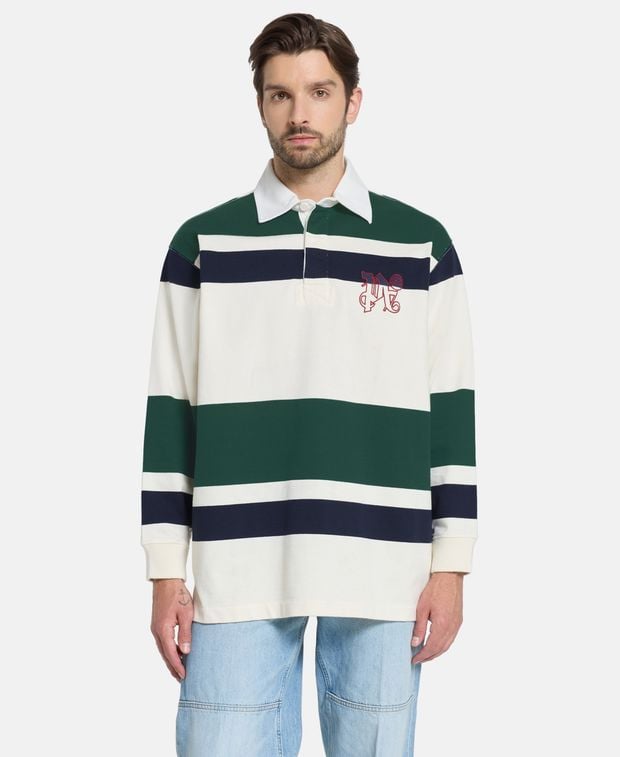 Palm Angels Long-sleeved polo shirt Rugby