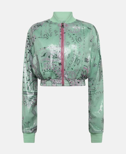 Khrisjoy Sequinned jacket Paillettes Bandana