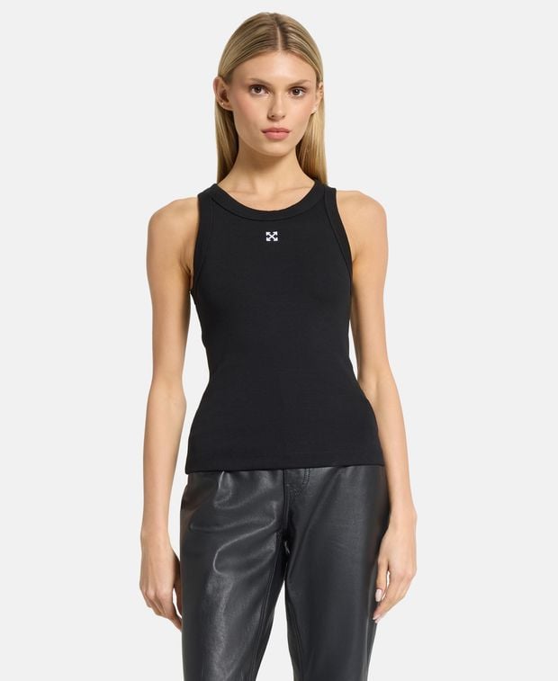 Off-White Ribbed tank top
