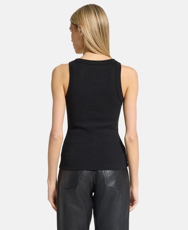 Off-White Ribbed tank top