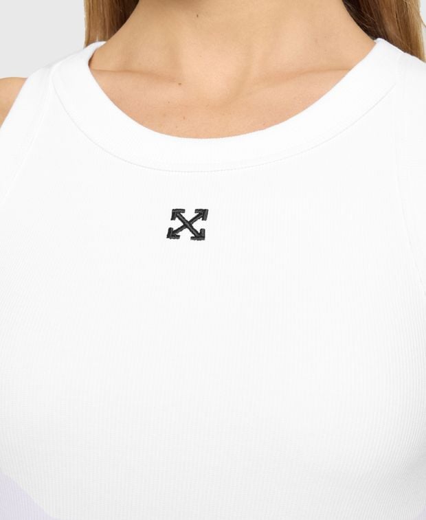 Off-White Ribbed tank top