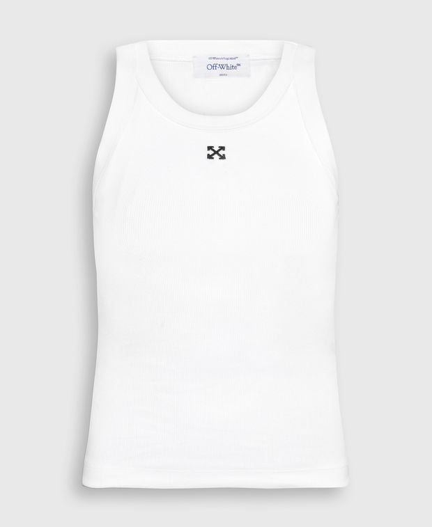 Off-White Ribbed tank top