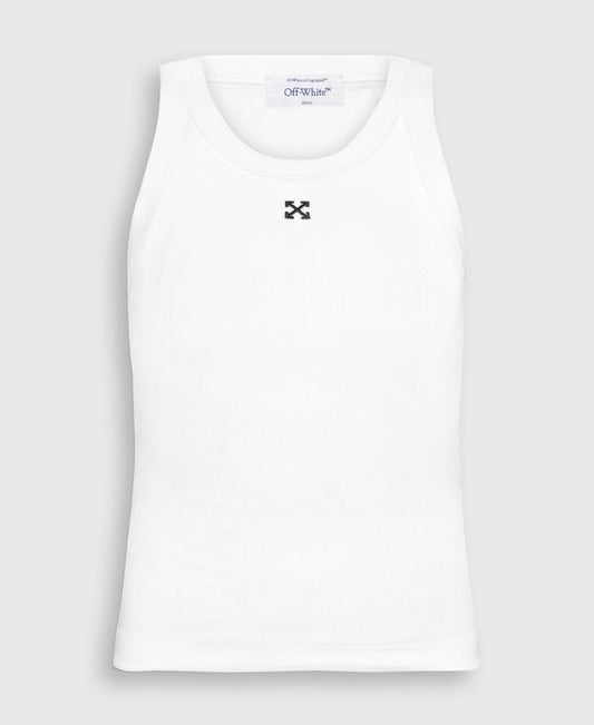 Off-White Ribbed tank top