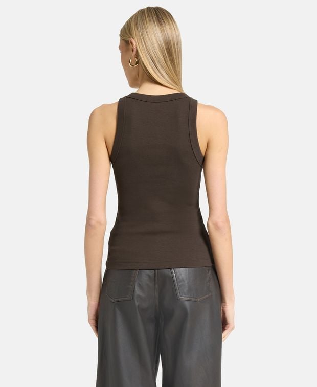 Off-White Ribbed tank top