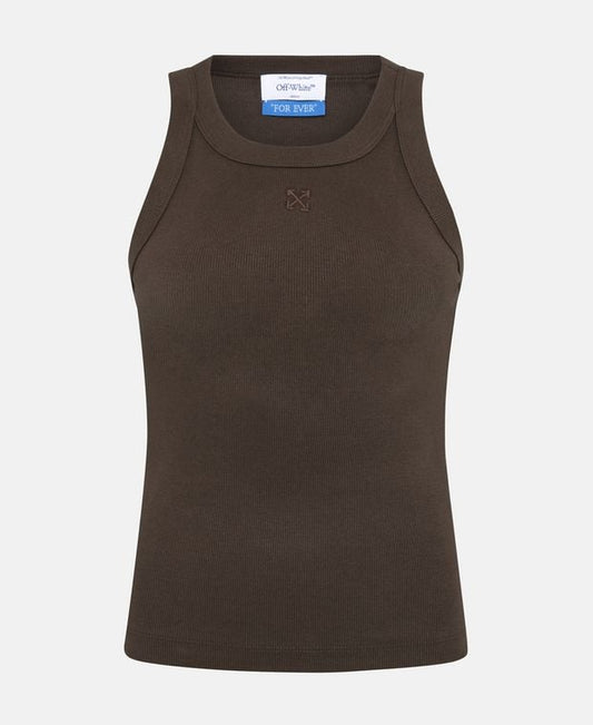 Off-White Ribbed tank top