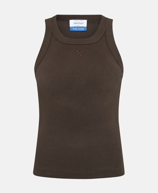 Off-White Ribbed tank top