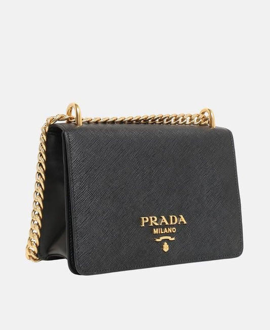 Prada Leather cross body bag Pattina
