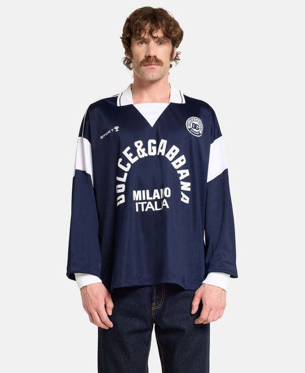 Dolce & Gabbana Long-sleeved polo shirt