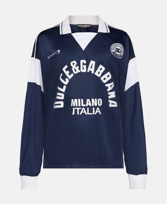 Dolce & Gabbana Long-sleeved polo shirt