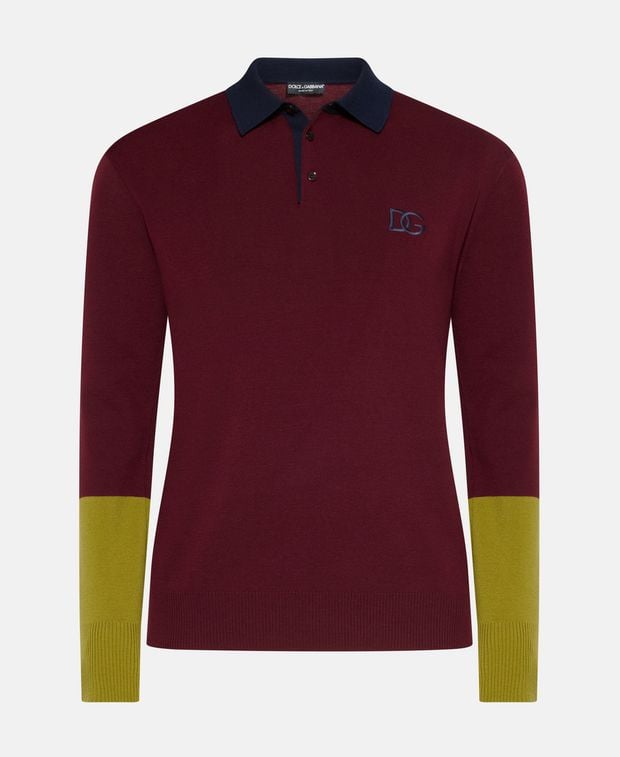 Dolce & Gabbana Woolen polo shirt