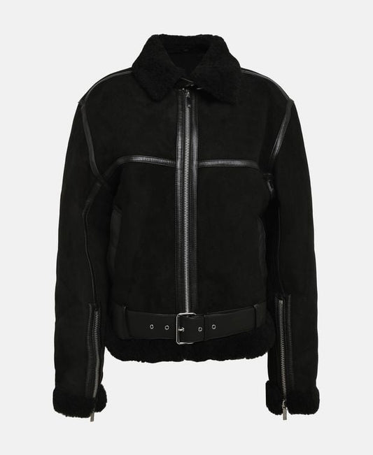 Toteme Lamb's leather jacket