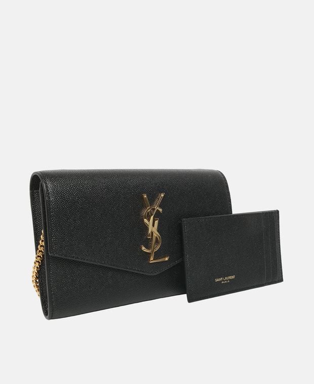 Saint Laurent Leather clutch Uptown