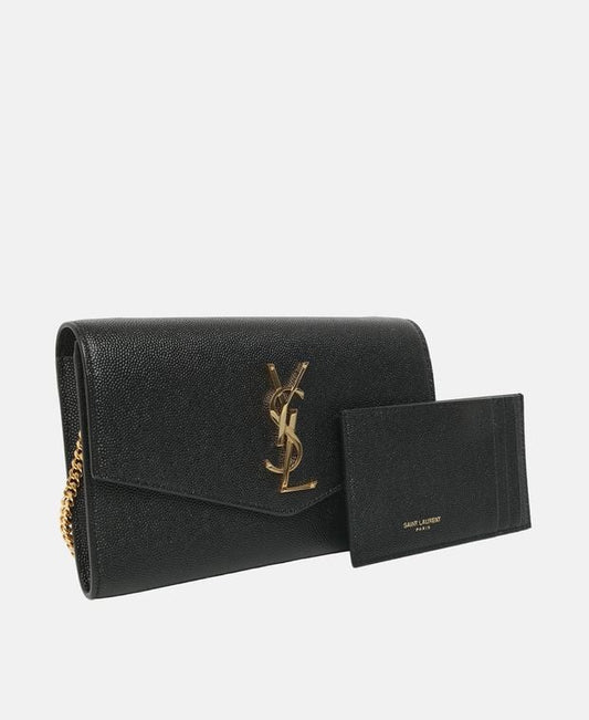 Saint Laurent Leather clutch Uptown
