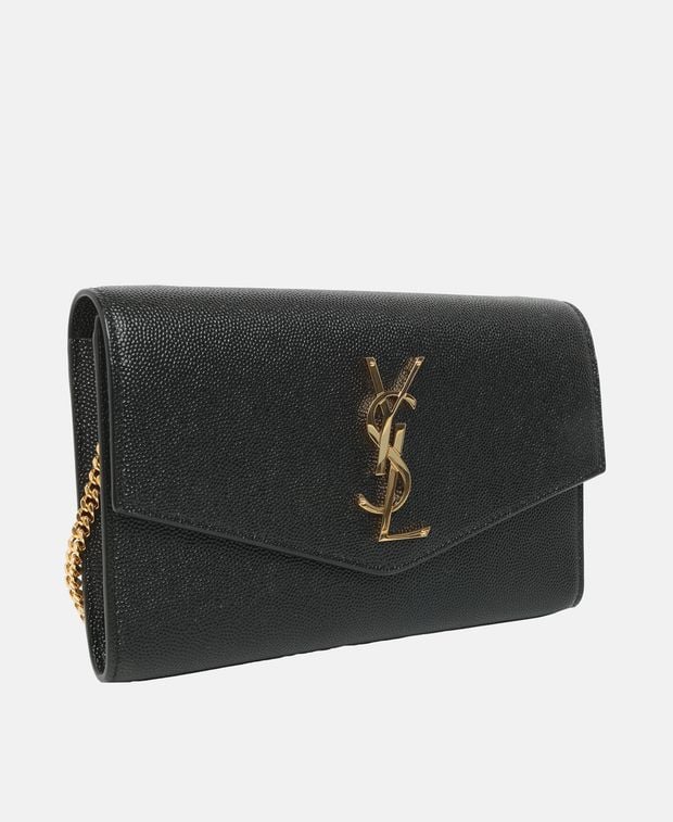 Saint Laurent Leather clutch Uptown