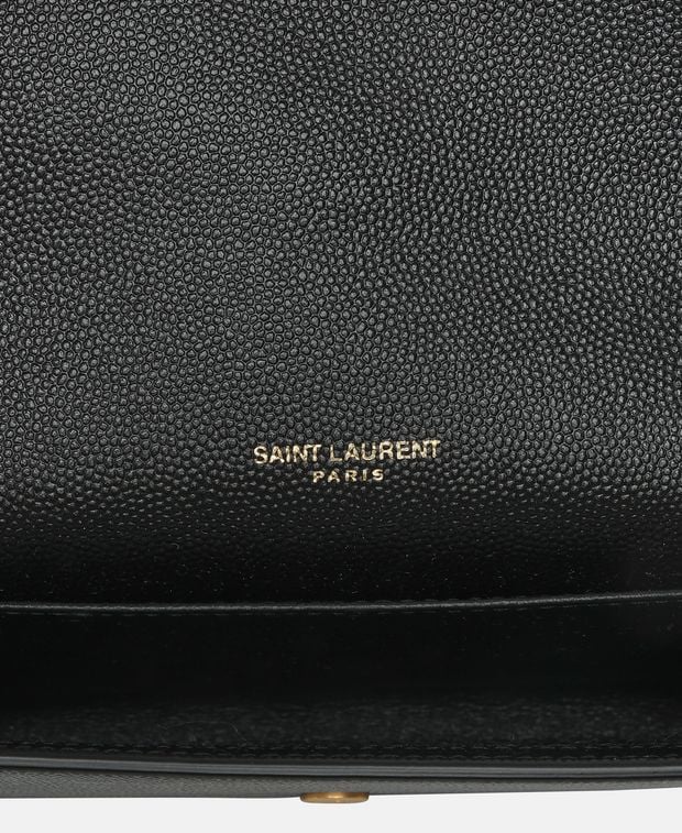 Saint Laurent Leather clutch Uptown