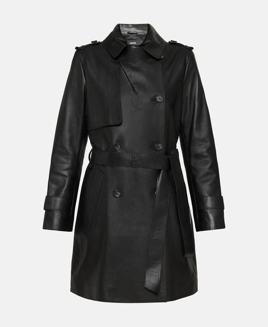 Mackage Leather trench coat Mely