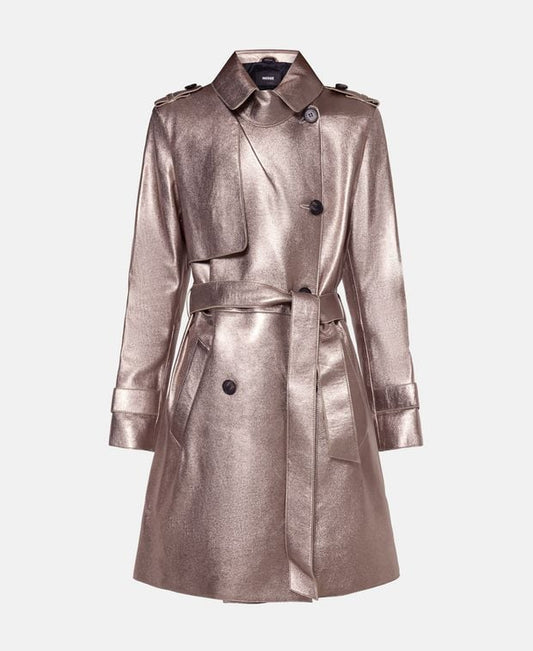 Mackage Leather trench coat Mely