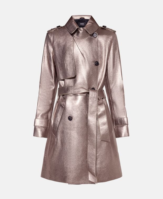 Mackage Leather trench coat Mely