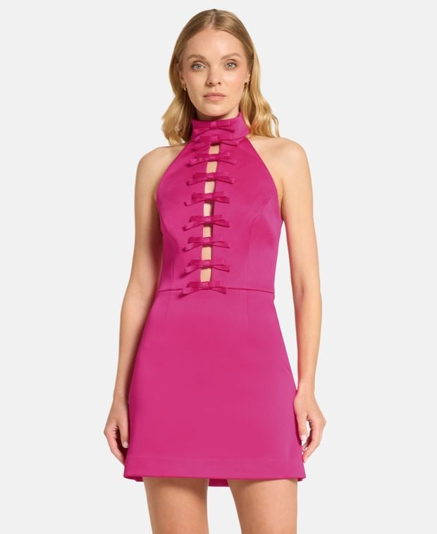 Rebecca Vallance Satin dress Saskia