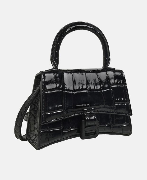 Balenciaga Leather Top Handle bag Hourglass