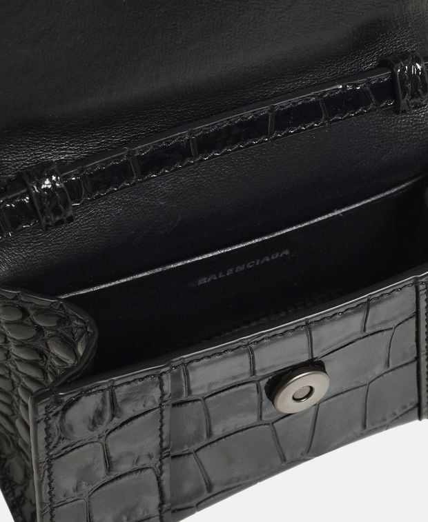 Balenciaga Leather Top Handle bag Hourglass