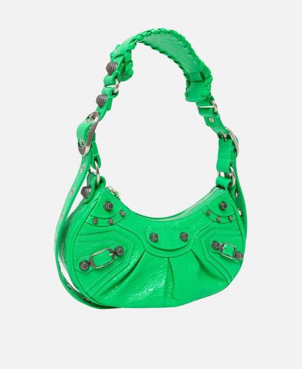 Balenciaga Leather shoulder bag Le Cagole