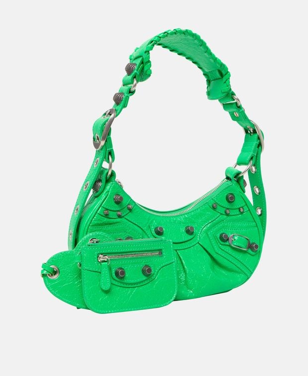 Balenciaga Leather shoulder bag Le Cagole