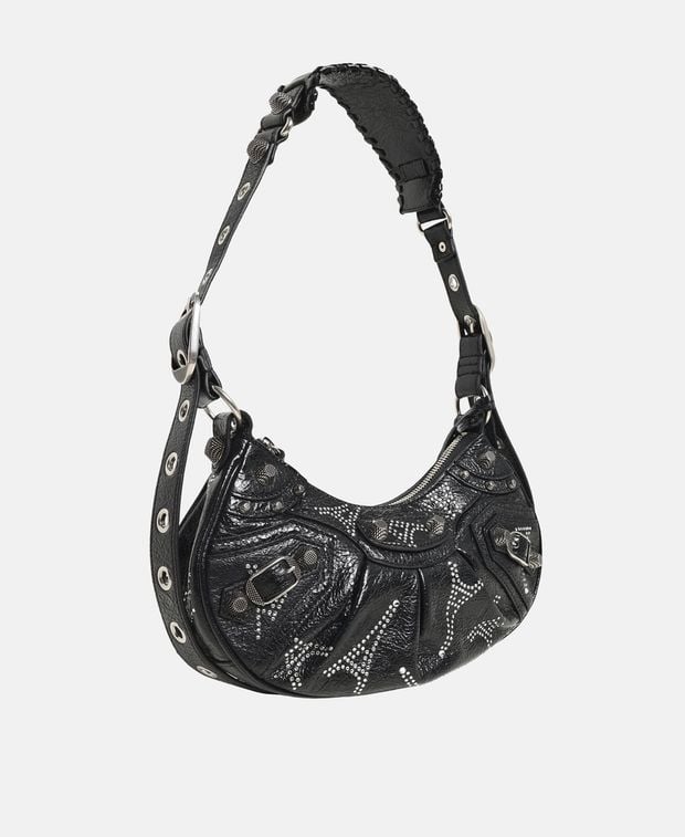 Balenciaga Leather shoulder bag Le Cagole
